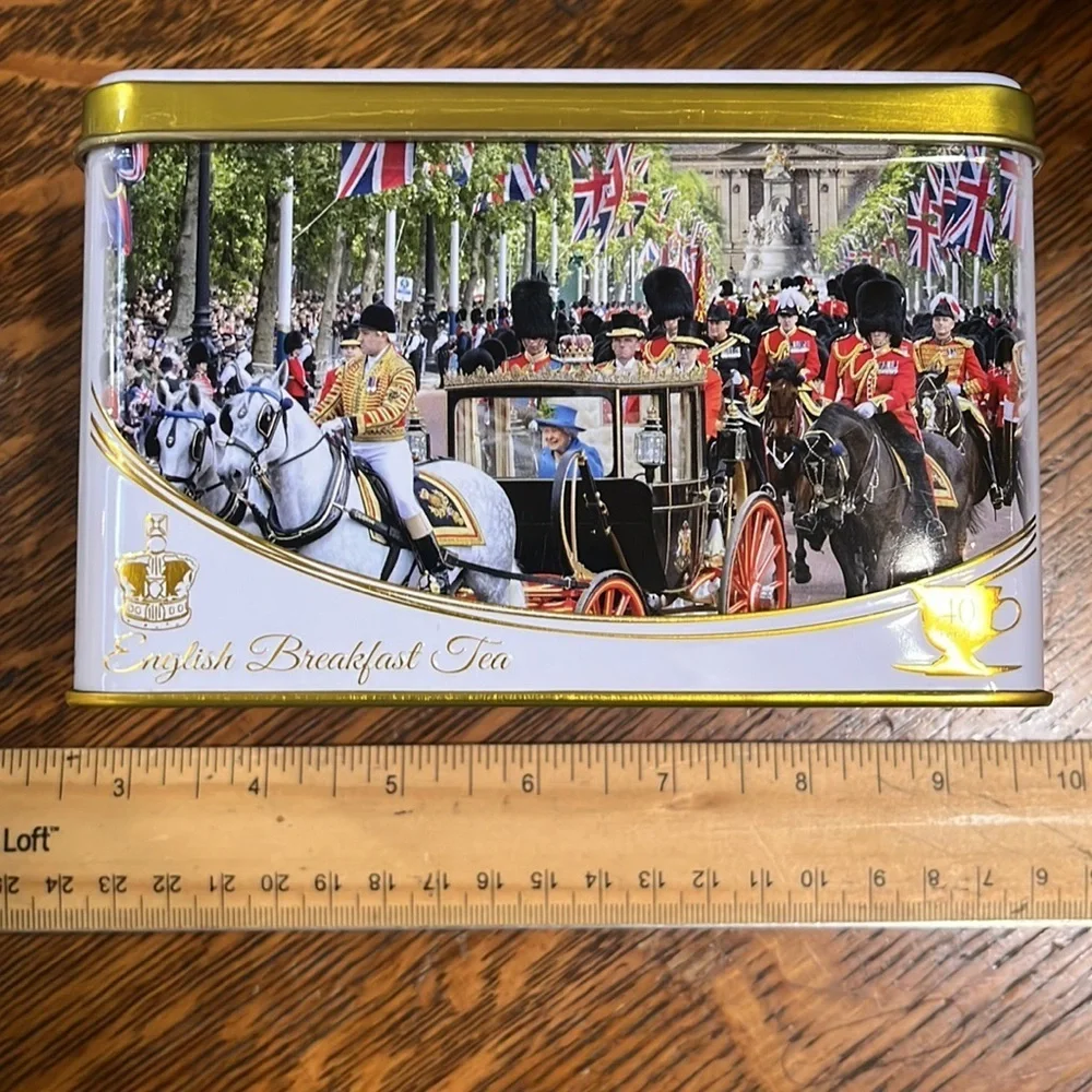 🇬🇧 QUEEN ELIZABETH II TROOPING THE COLOUR - ENGLISH BREAKFAST TEA 40 TEABAGS ✨